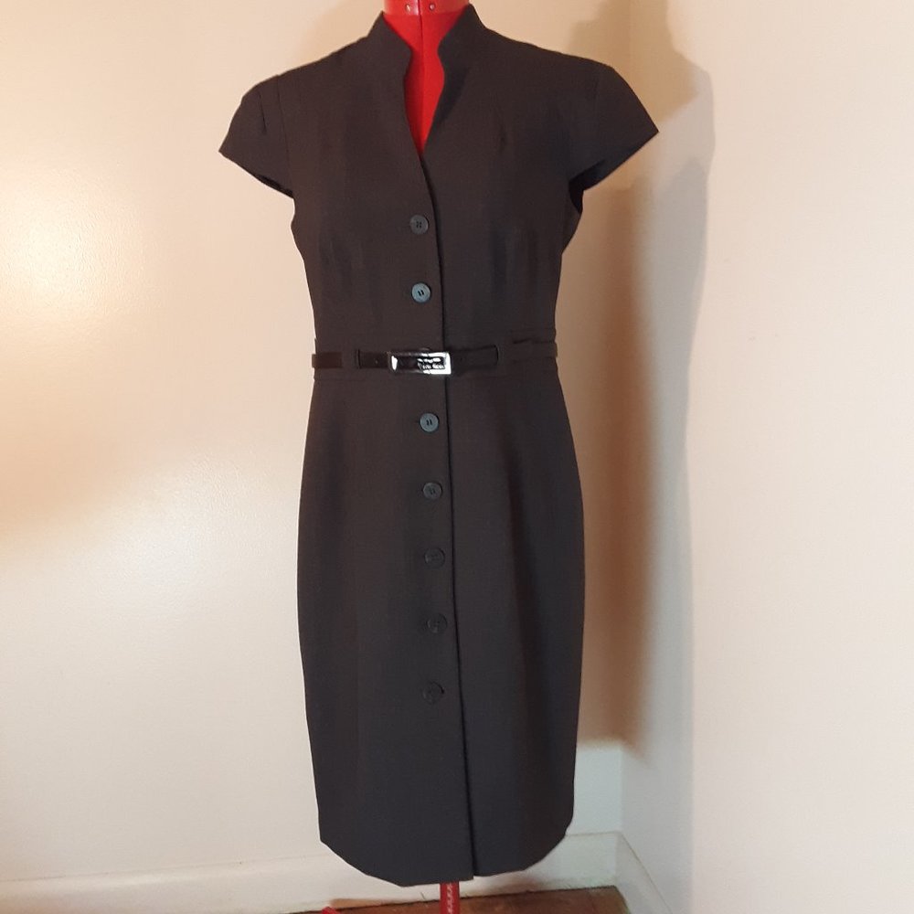 Calvin Klein Gray Career Dress Size 8